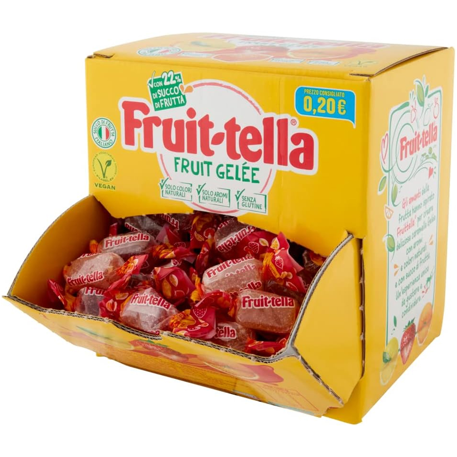 Fruittella Fruit Gelee Snoepjes Individueel Verpakt 125 Stuks